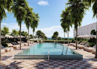 Delano Residences Miami Pool in Downtown Miami